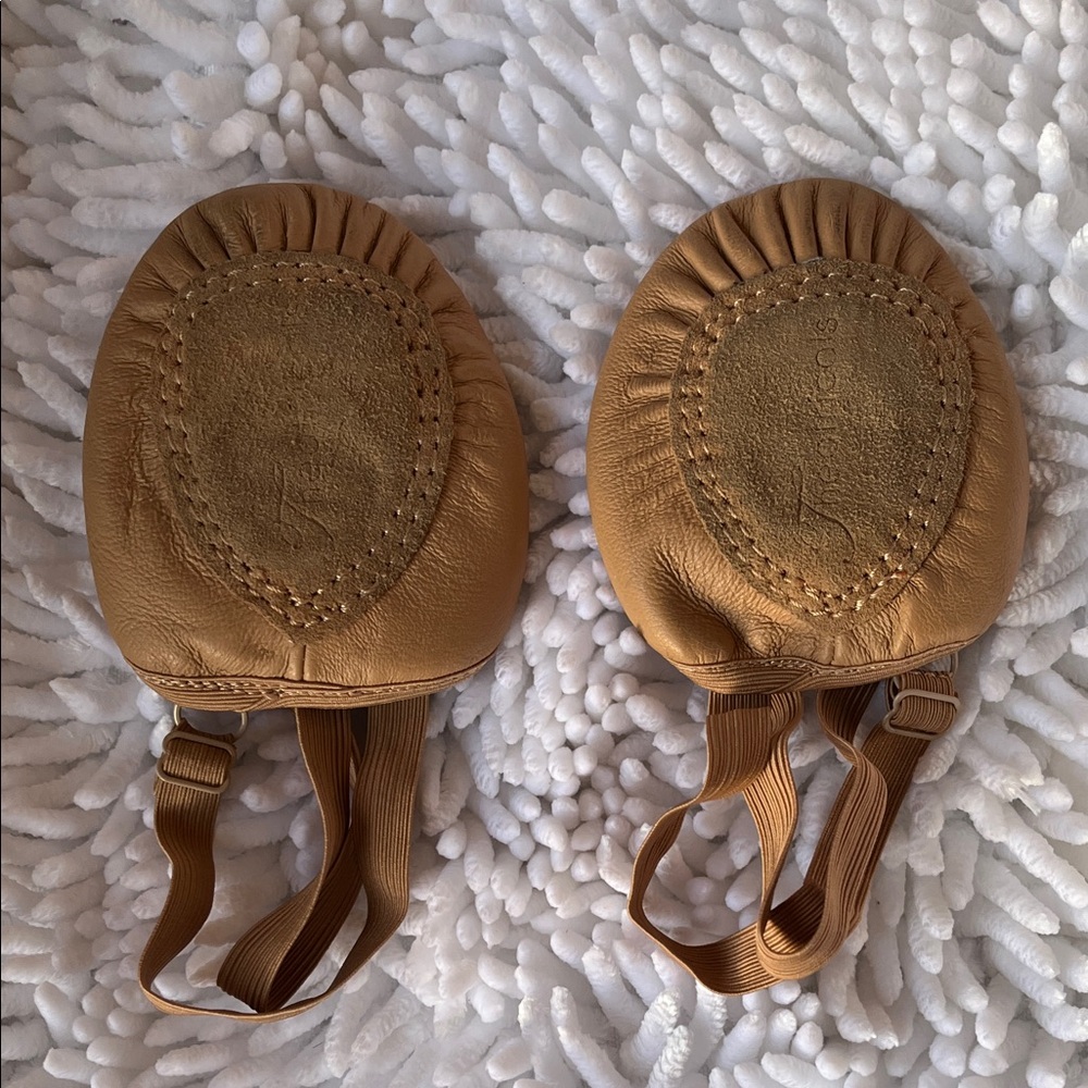Ballet half soles Slippers with Elastic Cross-Straps - Picture 4 of 9